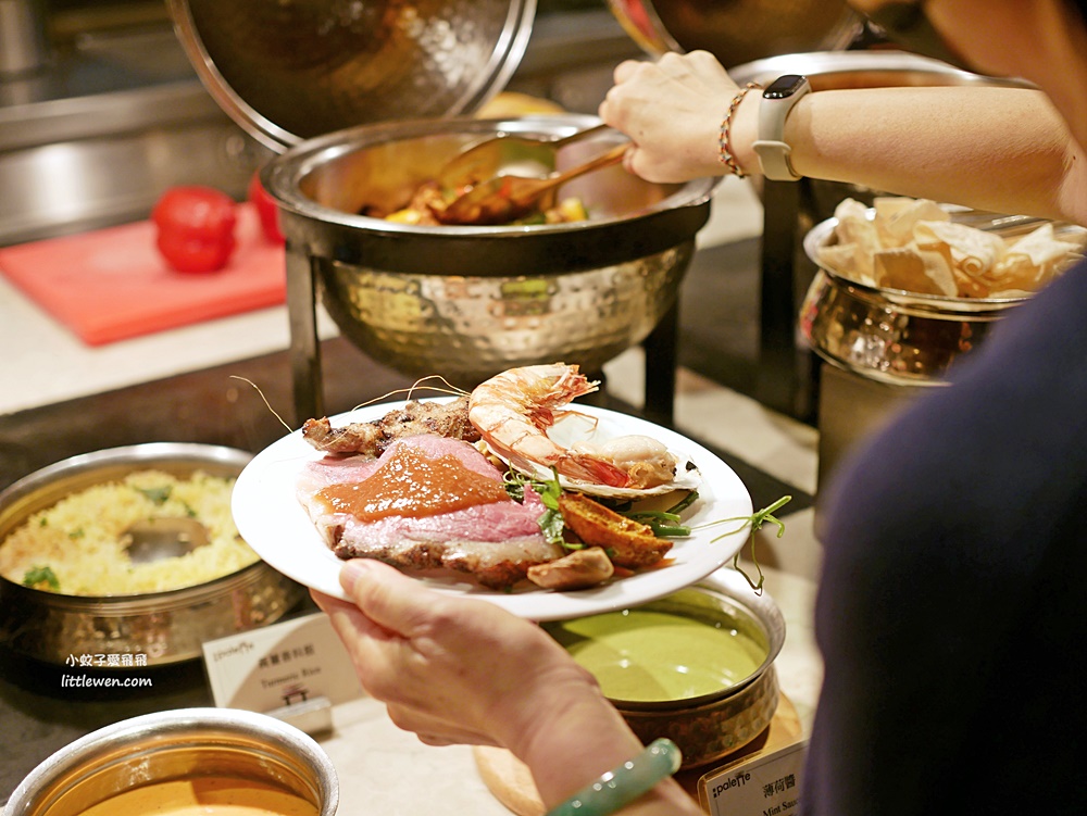 台北美福大飯店彩匯自助餐吃到飽，和牛、印度料理、甜點強大