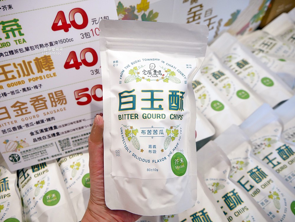 嘉義布袋「宏展農場布苦苦瓜」白金價值苦瓜棚生態體驗、苦瓜泡菜DIY、白金香腸冰棒
