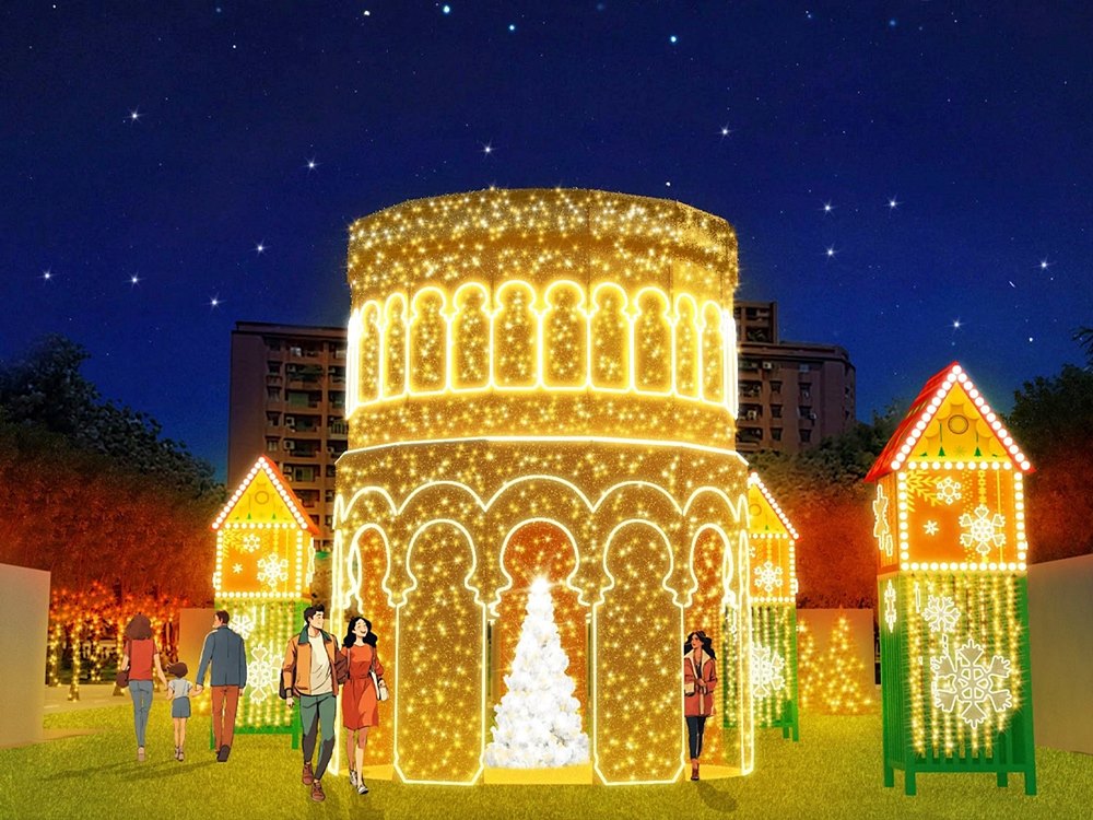 2024新北耶誕城開跑了！8層樓高LED魔幻之城堡，周邊美食住宿精選