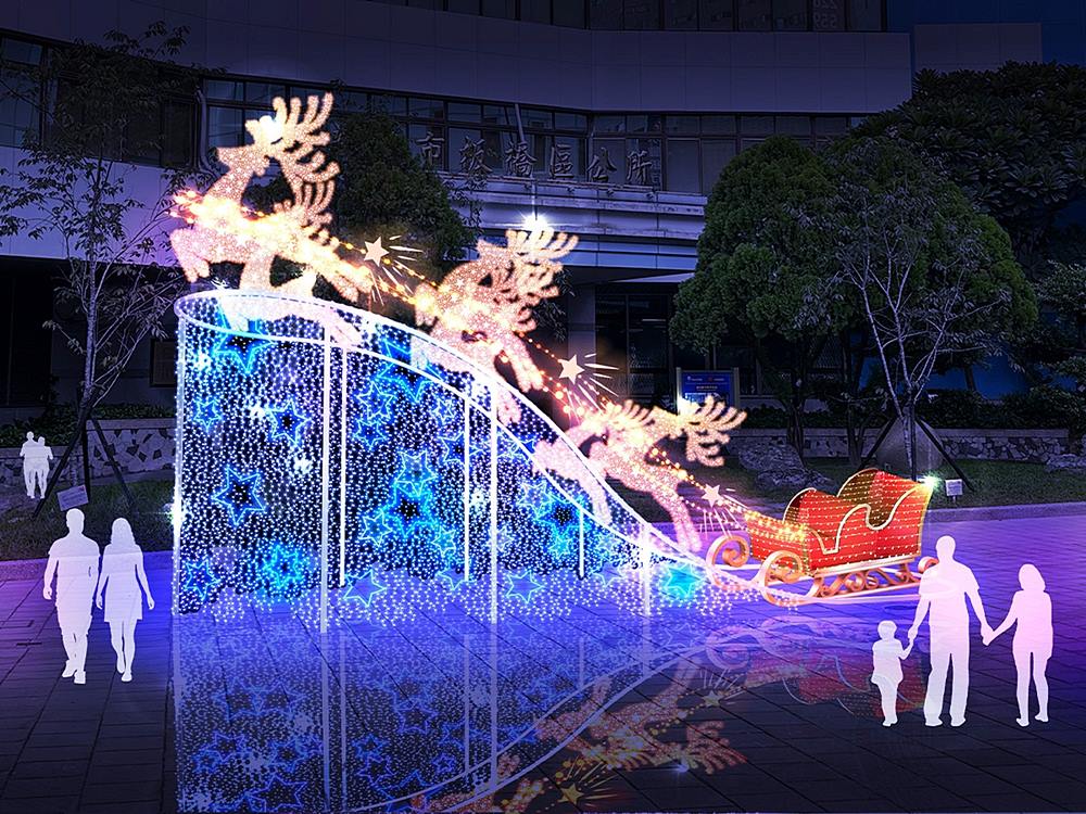 2024新北耶誕城開跑了！8層樓高LED魔幻之城堡，周邊美食住宿精選