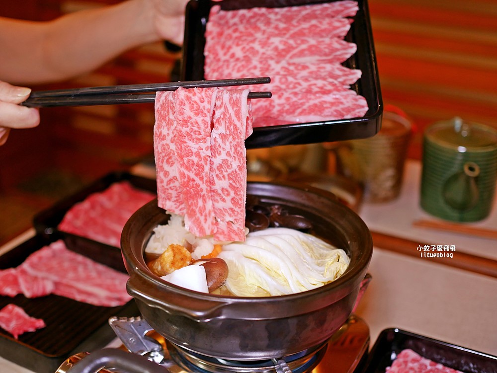 台北喜來登「桃山日本料理」壽喜燒高檔肉品美國安格斯小牛排、松阪豬吃到飽