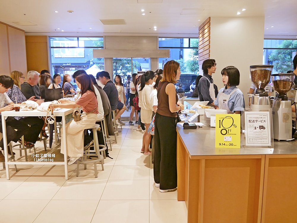東京新宿藍瓶咖啡NEWoMan百貨內，逛累了喝一杯續命