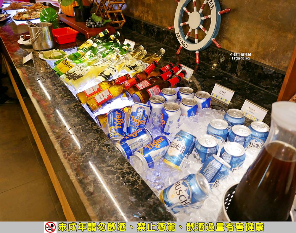 福容桃園機捷A8店田園西餐廳吃到飽，海鮮燒烤串松葉蟹腳再加碼現煎干貝小卷