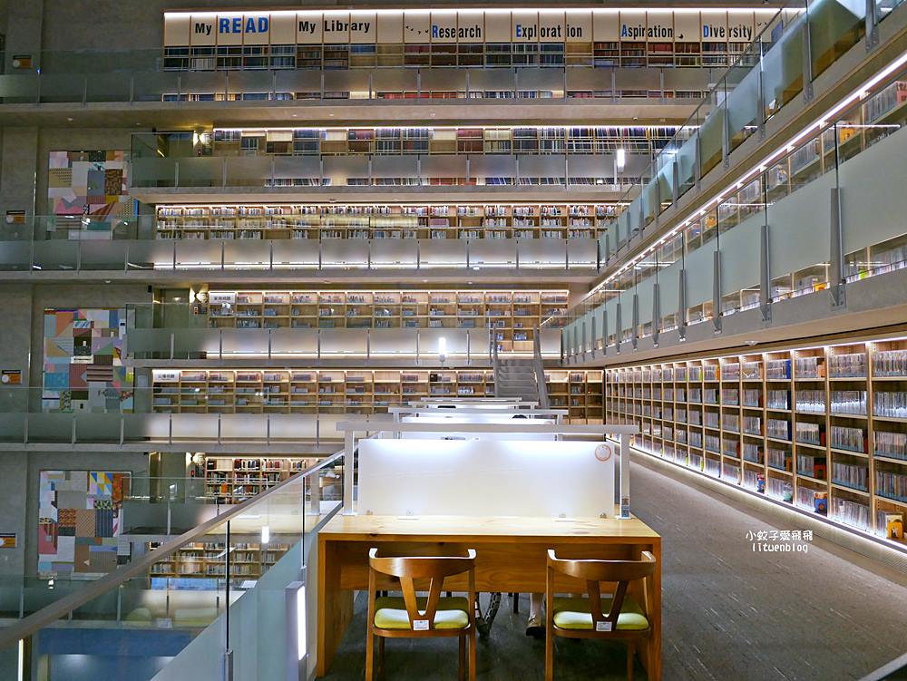 政治大學「達賢圖書館」湖濱山景校園&超絕美圖書館