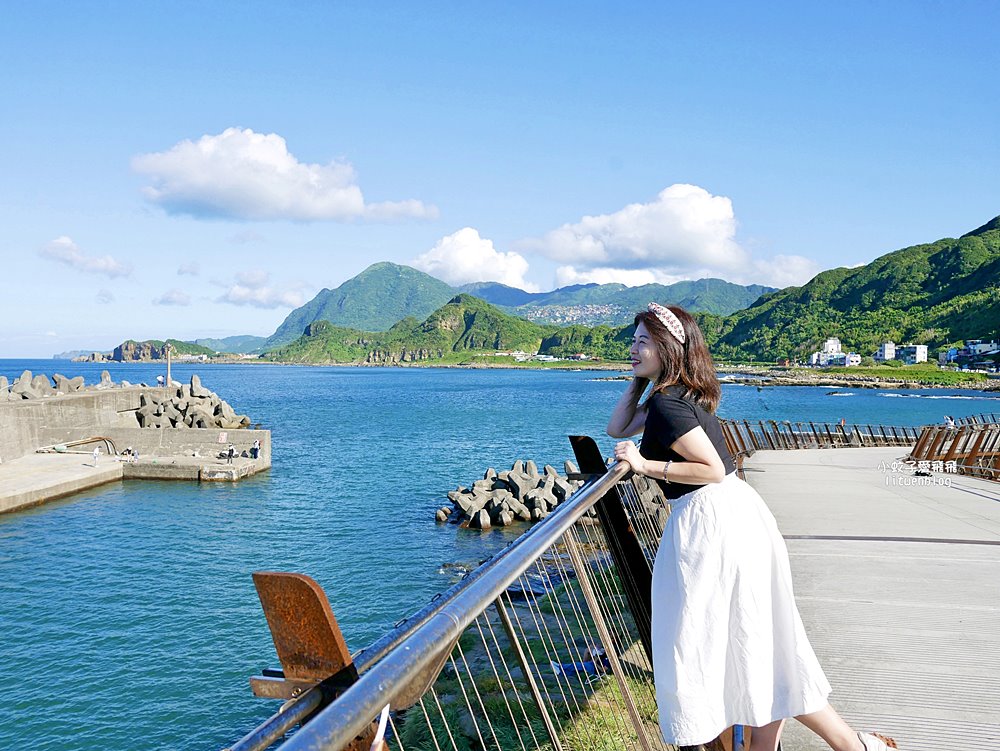 望海巷跨海景觀橋、八斗子車站北台灣最美的跨海自行車步道與鐵道