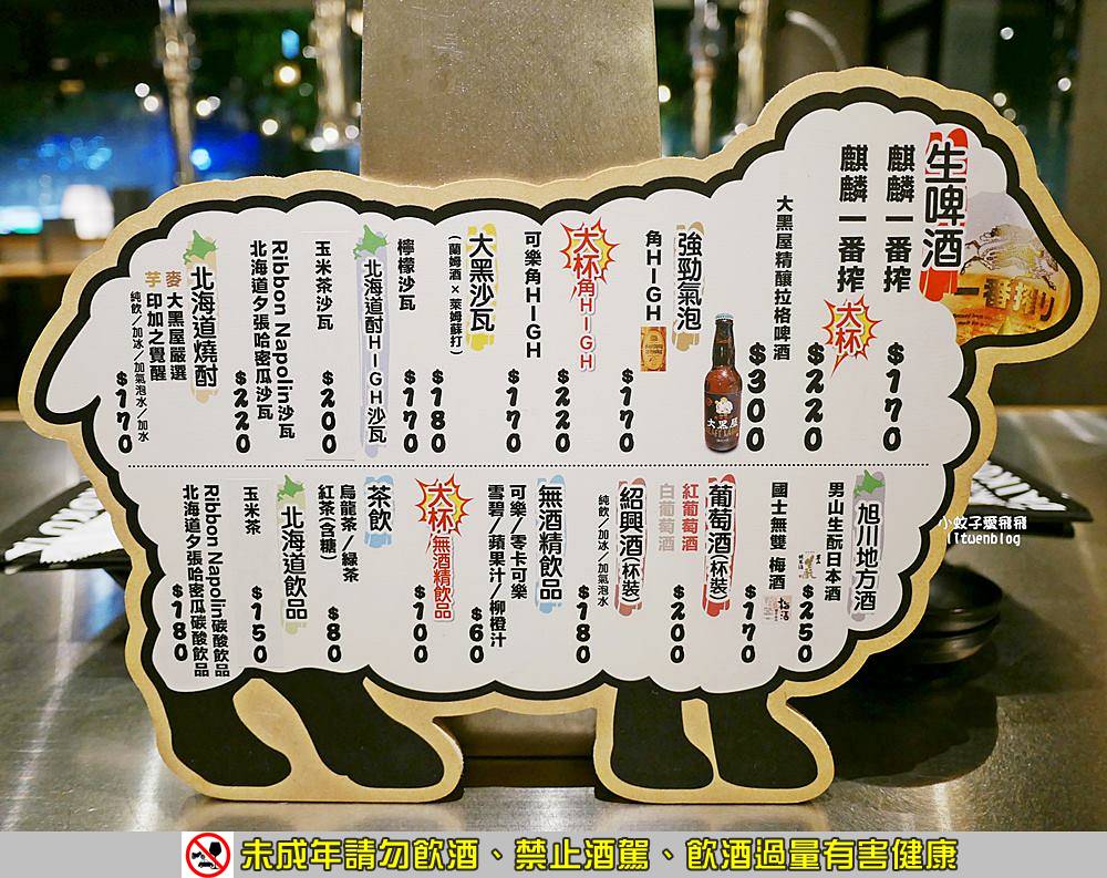 台北中山「旭川成吉思汗大黑屋 ASAHIKAWA JINGISUKAN DAIKOKUYA」北海道超人氣烤羊肉名店新開幕 台北中山「旭川成吉思汗大黑屋 ASAHIKAWA JINGISUKAN DAIKOKUYA」北海道超人氣烤羊肉名店新開幕