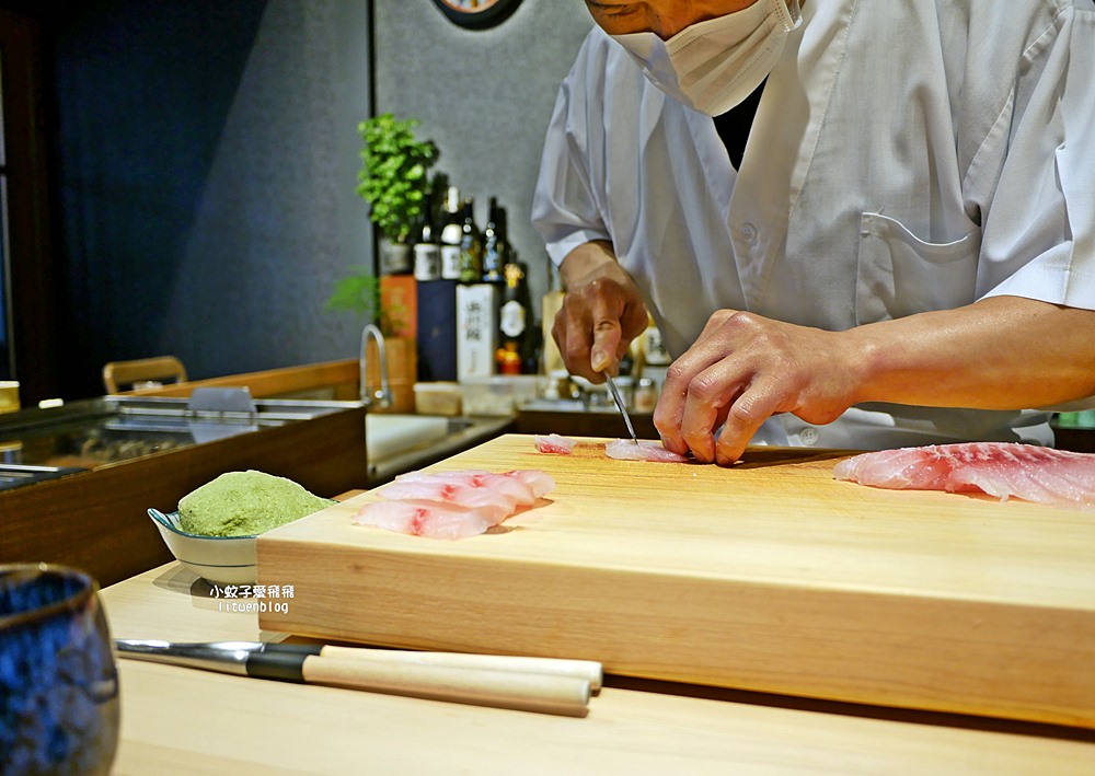 內湖湖光市場「仁壽司」無菜單板前壽司料理，無菜單板前壽司料理都是主顧客