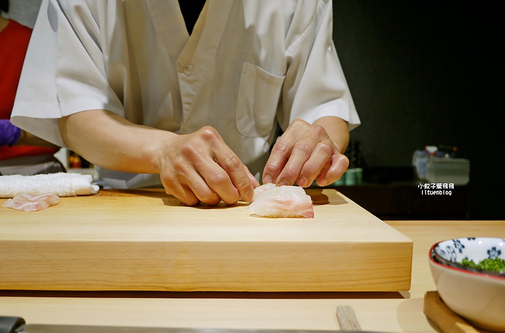 內湖湖光市場「仁壽司」無菜單板前壽司料理，無菜單板前壽司料理都是主顧客