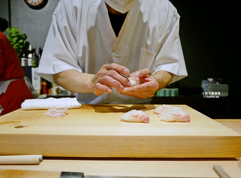 內湖湖光市場「仁壽司」無菜單板前壽司料理，無菜單板前壽司料理都是主顧客