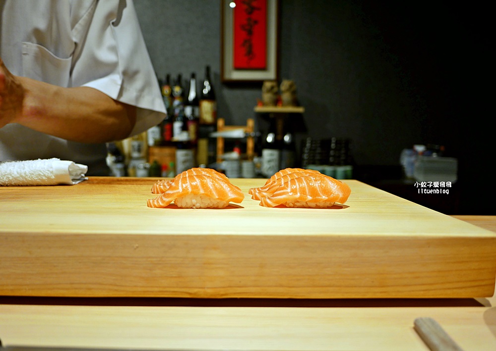 內湖湖光市場「仁壽司」無菜單板前壽司料理，無菜單板前壽司料理都是主顧客