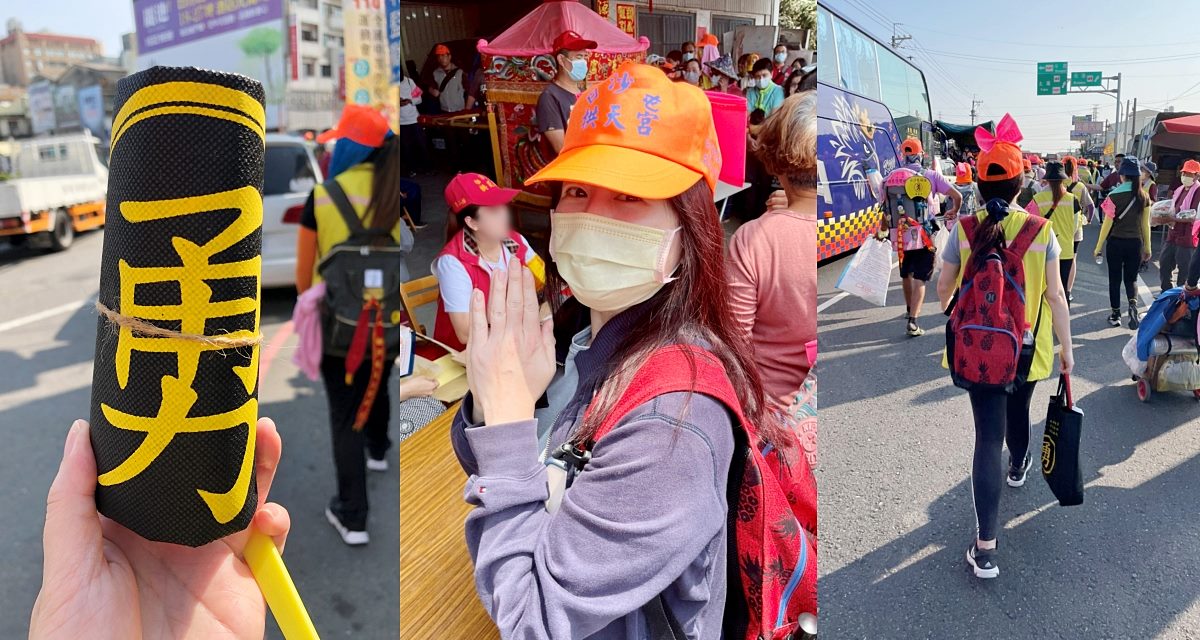 苗栗景點「白沙屯拱天宮」最有個性的媽祖，粉紅超跑的魅力與在地美食小吃