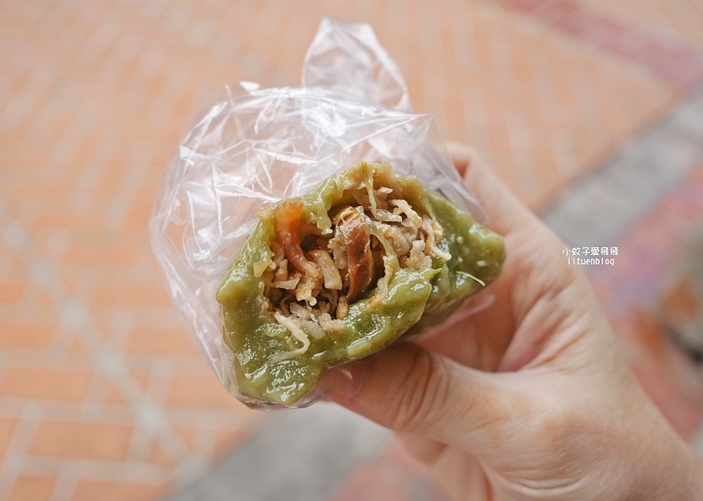 白沙屯美食「陳媽媽艾草粿」傳承二代自種艾草製粿餡料飽滿實在