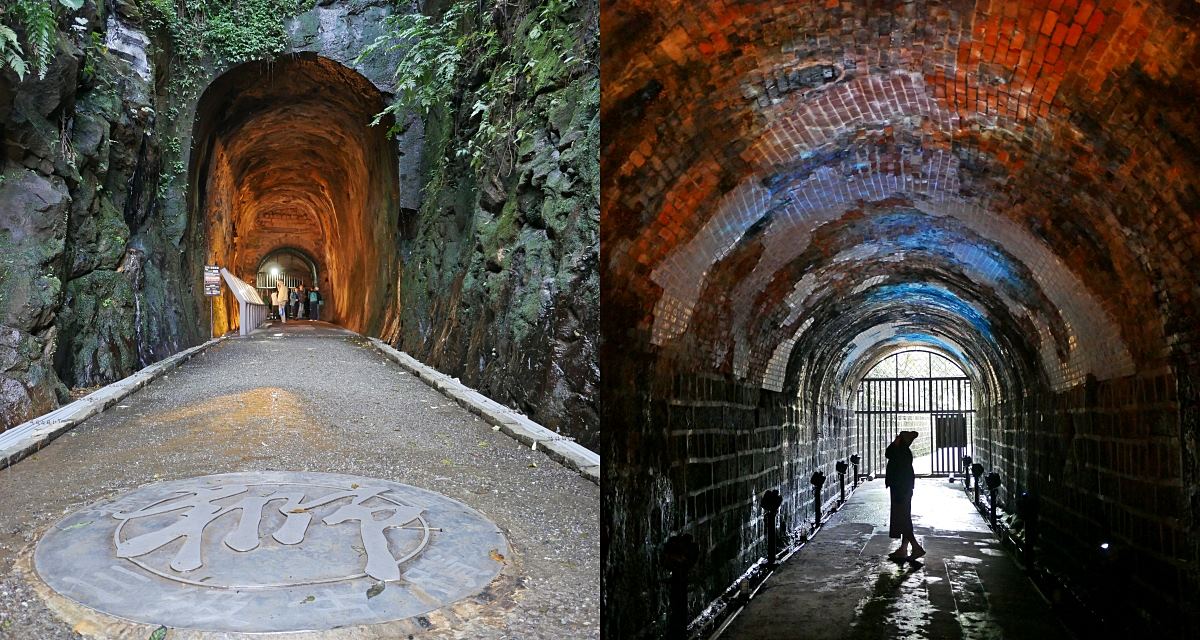 基隆新景點「劉銘傳隧道」重現台灣第一條清代鐵路隧道，獅球嶺砲台俯瞰街市基隆嶼 @小蚊子愛飛飛 litwenblog