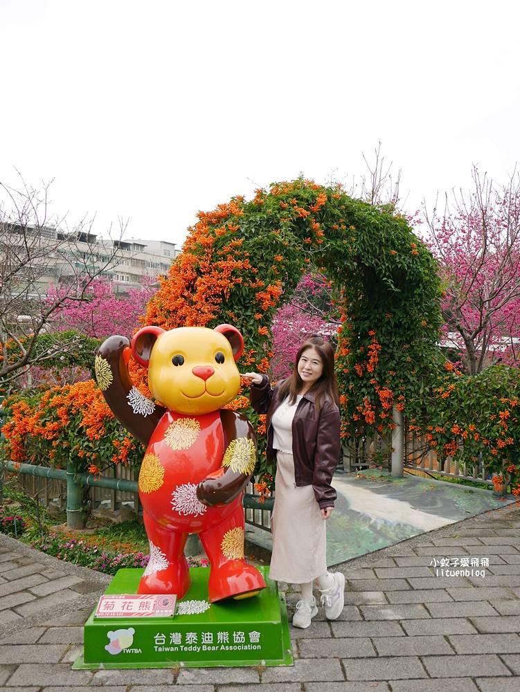 2026鶯歌永吉公園3D彩繪花廊步道、豐富兒童遊戲設施，炮仗花熱門景點，三鶯線永吉公園站