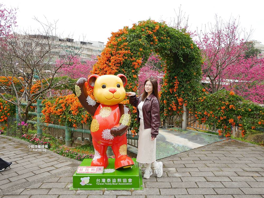 2026鶯歌永吉公園3D彩繪花廊步道、豐富兒童遊戲設施，炮仗花熱門景點，三鶯線永吉公園站