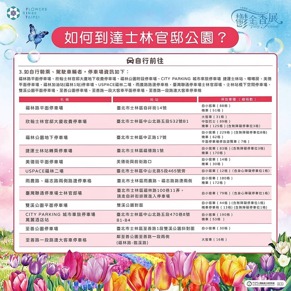 2026士林官邸鬱金香展，2/26花卉盛會浪漫滿園