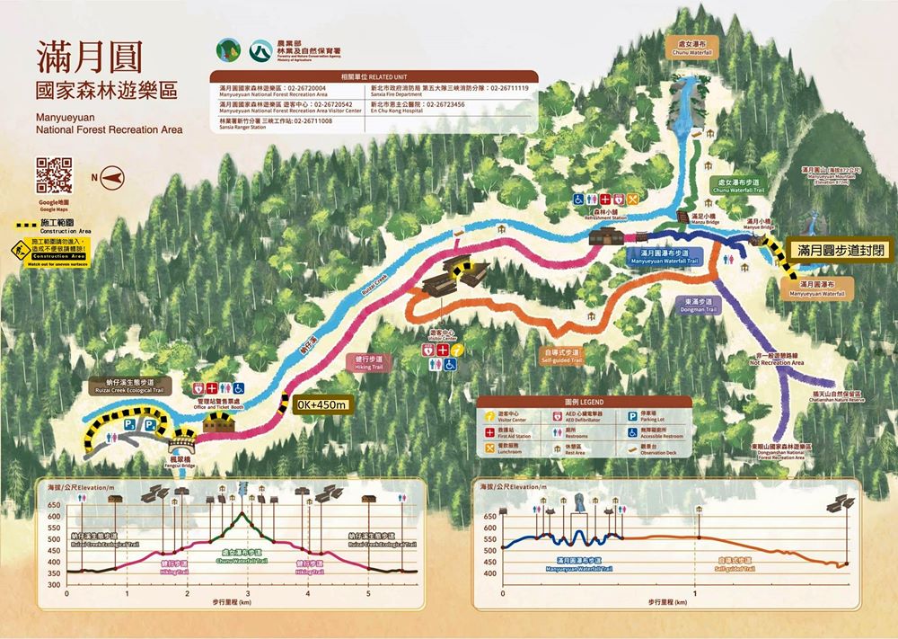 三峽景點「滿月圓國家森林遊樂區」滿月圓瀑布&彩虹乍現處女瀑布，柳杉林生態豐富放鬆養心
