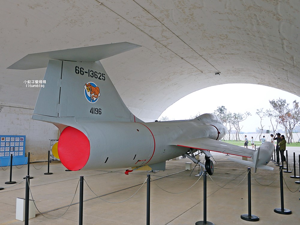 桃園景點免費參觀「航空城博物館園區05警戒區」黑貓中隊傳奇F-104G星式戰鬥機大揭密