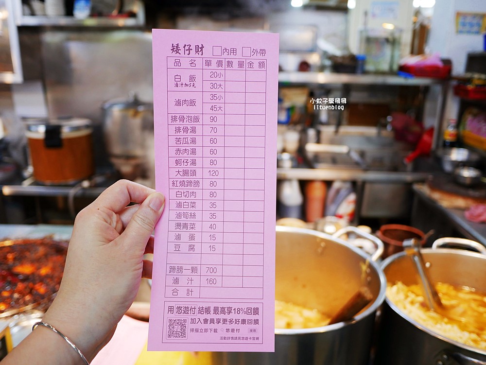 北投市場美食「矮仔財滷肉飯」近半世紀滋味，北投最夯黑金滷肉飯