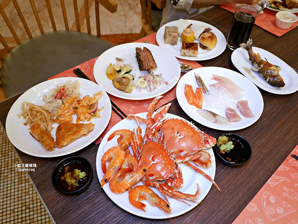 大直美食豐FOOD海陸百匯下午茶2小時吃到飽，壽星四人同行平日一人免費