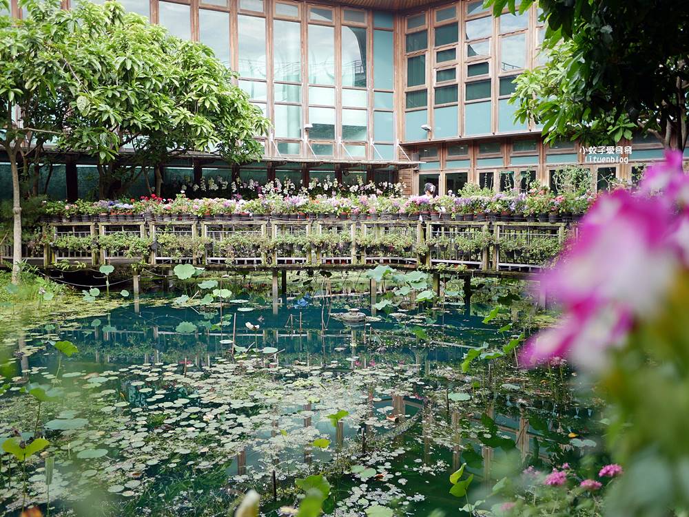 花博新生園區「天使生活館」咖啡甜點隱藏版莫內天井花園